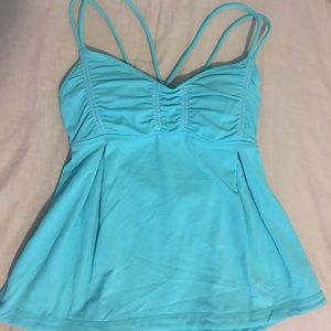 Lululemon blue tank top